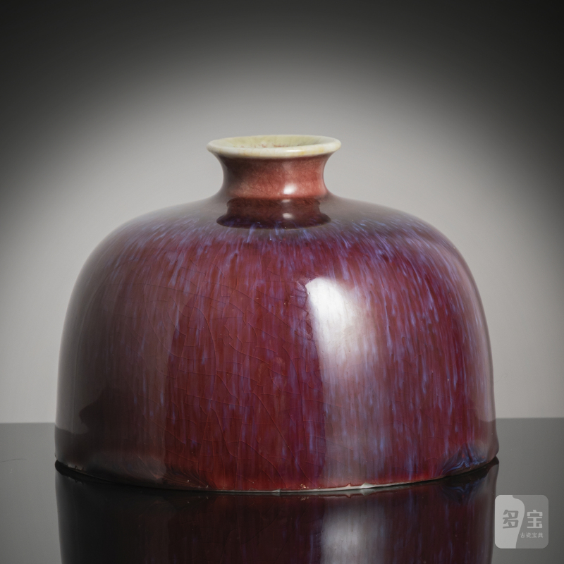 A beehive Flambé-glazed porcelain brush washer - 图2